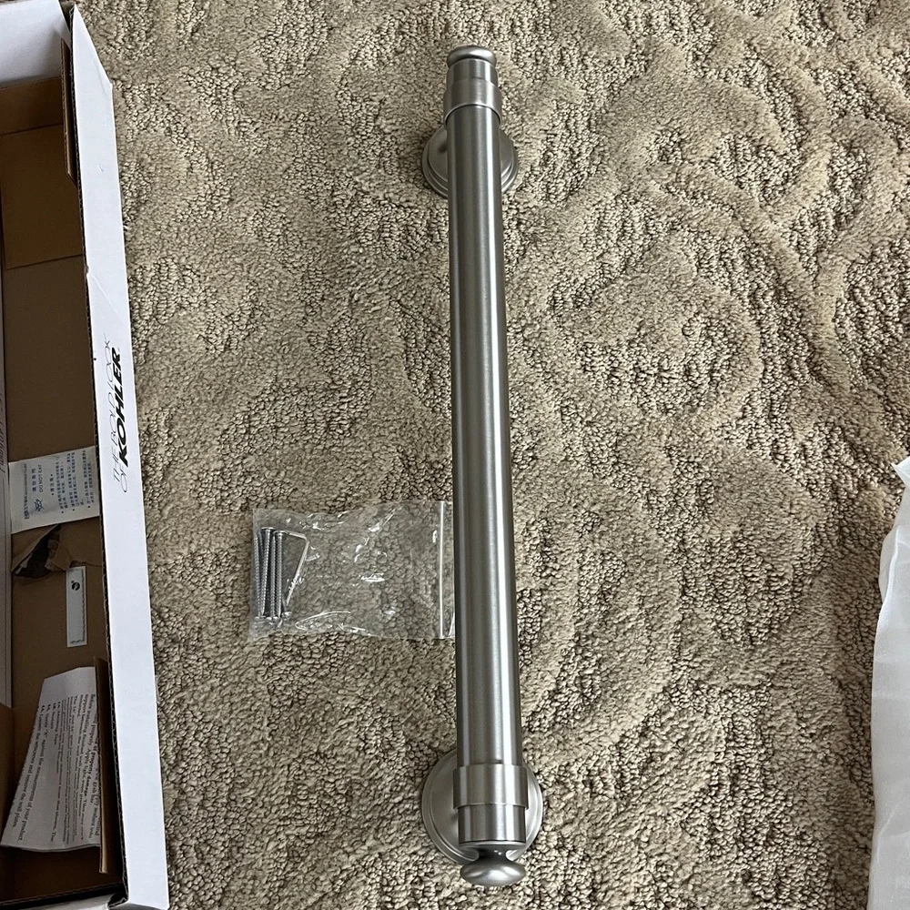 NIB Kohler Carmichael 16” Brushed Nickel Grab Bar